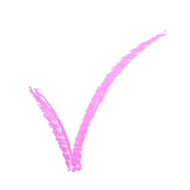 Çizilmiş Evet onay işareti işaret