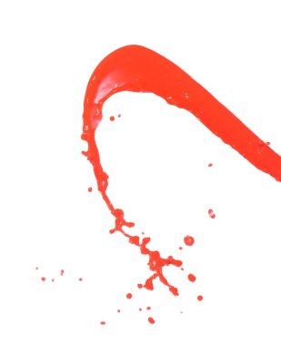 Hareket sıvı sıçrama izole