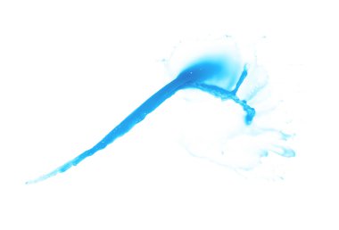 Hareket sıvı sıçrama izole