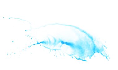 Hareket sıvı sıçrama izole