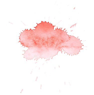 Sulu boya damla leke izole