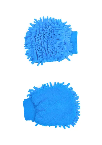 Car washing mitt glove isolated — Stock Photo, Image