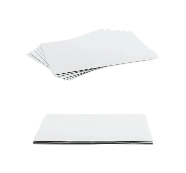 Montón de sobres de papel aislados — Foto de Stock