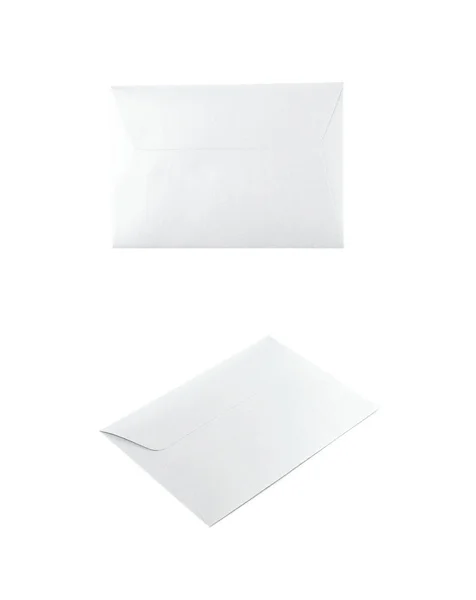 Envelope de papel fechado isolado — Fotografia de Stock