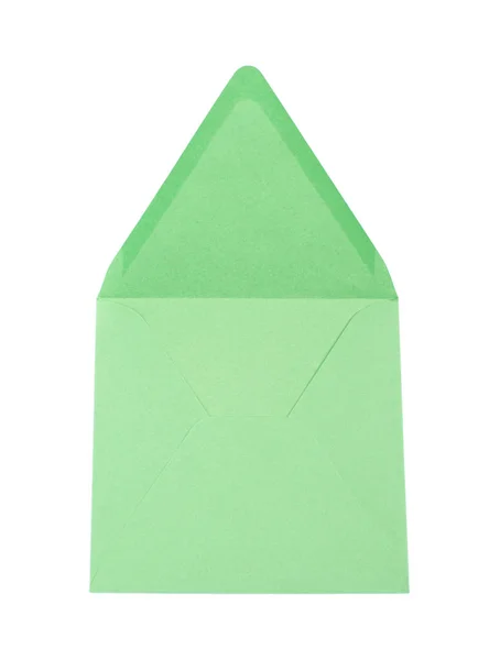 Sqaure em forma de envelope de papel isolado — Fotografia de Stock
