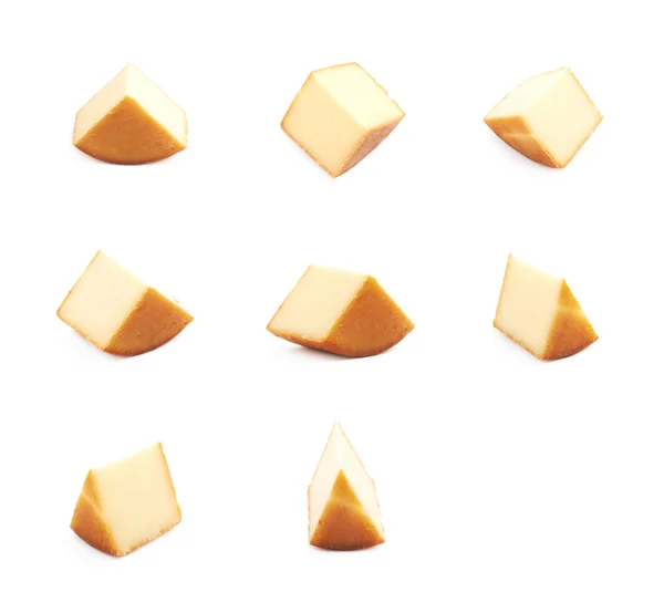 Plasterek sera, na białym tle — Zdjęcie stockowe