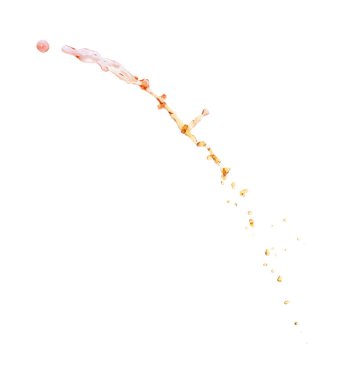 Hareket sıvı sıçrama izole