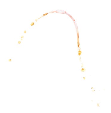 Hareket sıvı sıçrama izole