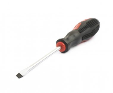 siyah tornavida izole