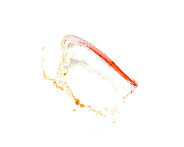 Splash of liquid in motion isolated — Stock Photo, Image