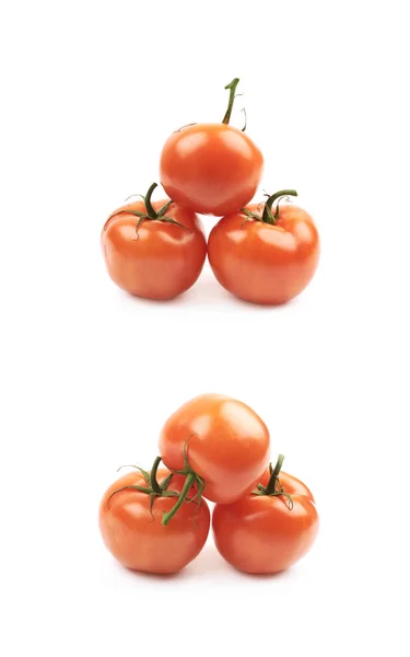 分離された熟した赤いトマト — ストック写真