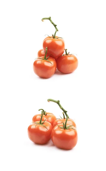 Reife rote Tomate isoliert — Stockfoto