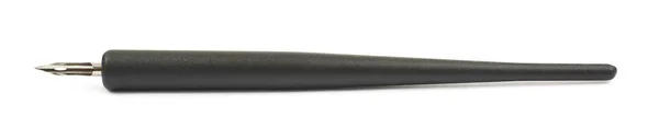 Mürekkep kalem metal uç izole — Stok fotoğraf