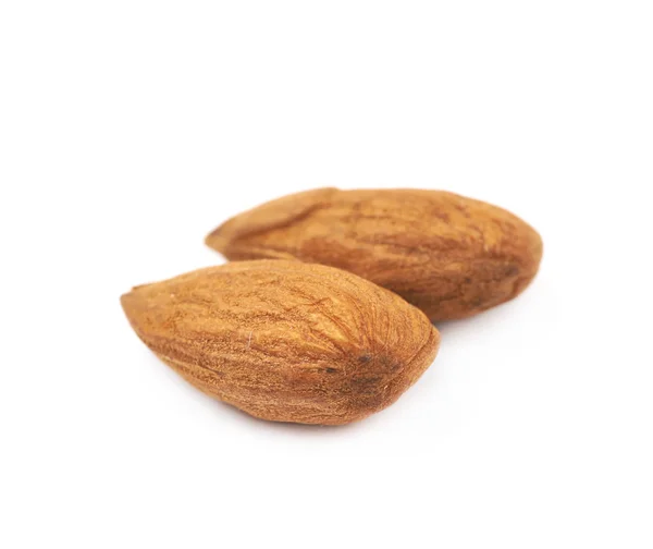 Pile of almond nuts isolated — Stock Photo, Image