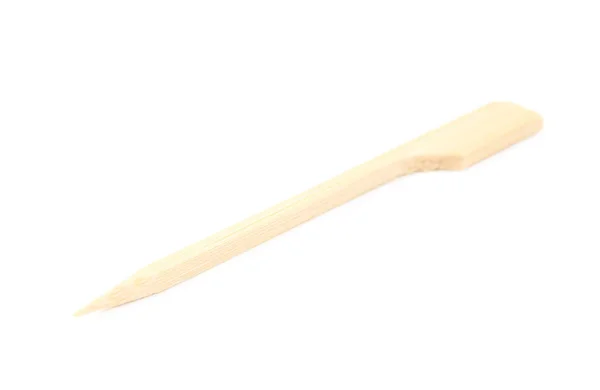 Single wooden toothpick isolated — Stock Photo, Image