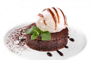 tatlı beyaz zemin üzerine