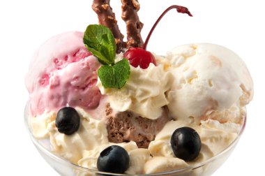 tatlı beyaz zemin üzerine