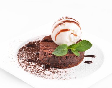 tatlı beyaz zemin üzerine