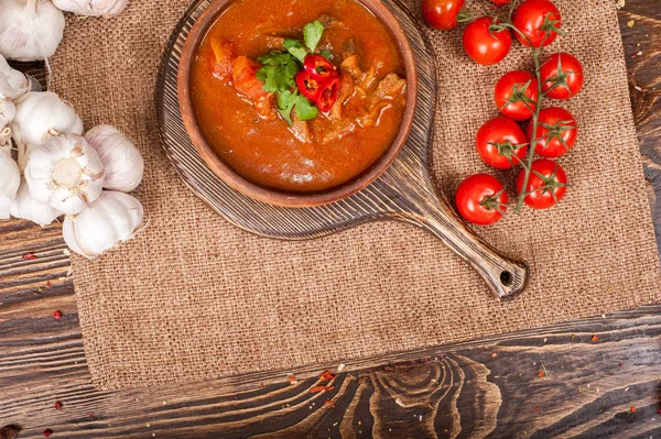 dirty food still life on wooden background