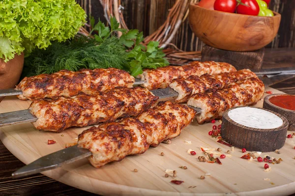 Ham mangal şiş kebap - ızgara et