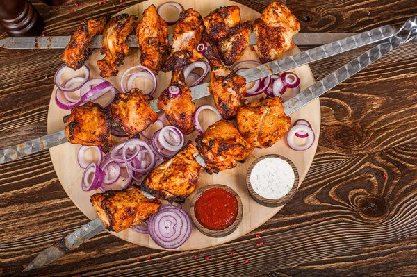 Ham mangal şiş kebap - ızgara et