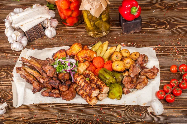 Ham mangal şiş kebap - ızgara et