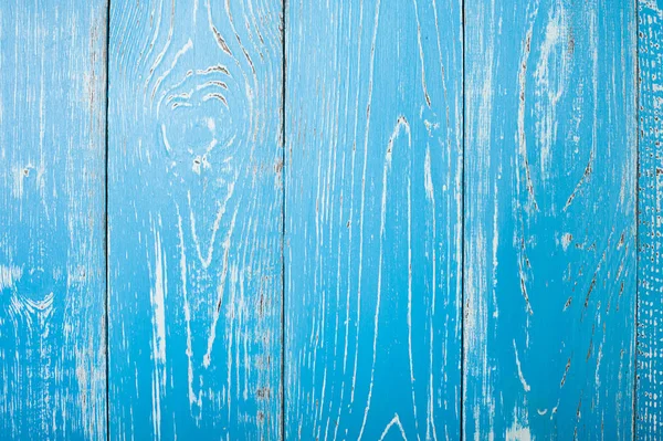 La vieja textura de madera azul con patrones naturales. Concepto de fondos - antigua valla de madera pintada en fondo azul — Foto de Stock