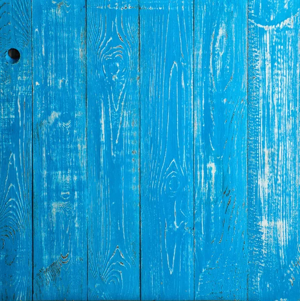 La vieja textura de madera azul con patrones naturales. Concepto de fondos - antigua valla de madera pintada en fondo azul — Foto de Stock