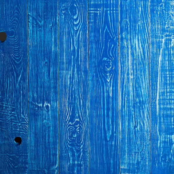 La vieja textura de madera azul con patrones naturales. Concepto de fondos - antigua valla de madera pintada en fondo azul — Foto de Stock