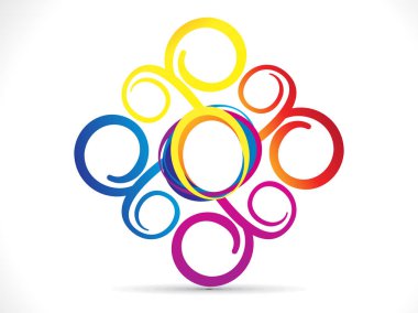 soyut sanat renkli çiçek patlayabilir