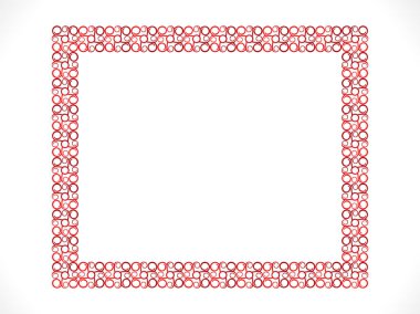 soyut detaylı çiçek sınır