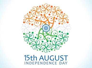 soyut sanat Hint çiçek daire