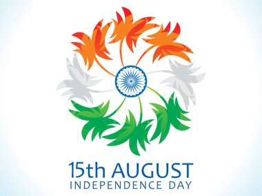 soyut sanat Hint çiçek daire