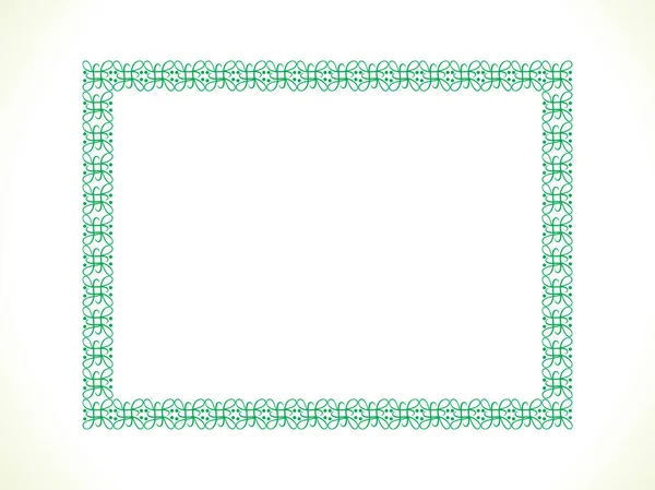 抽象艺术的绿色边框 — 图库矢量图片