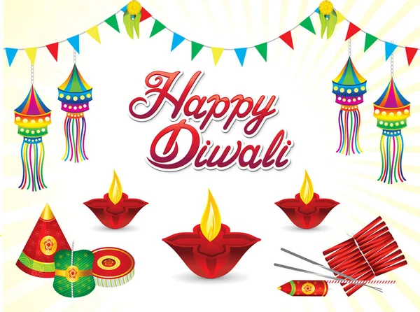 Abstract artistic creative diwali background — Stock Vector