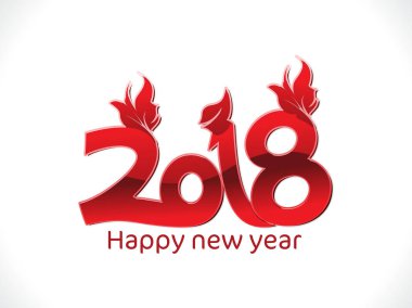 soyut sanat kırmızı yaratıcı yeni yıl metin