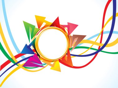 soyut sanat yaratıcı renkli dalga patlayabilir