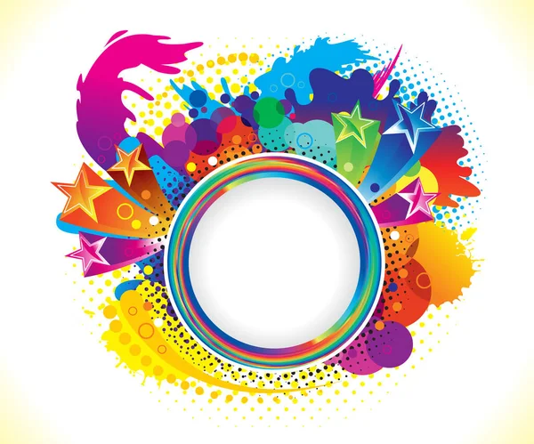 soyut sanatsal yaratıcı renkli patlama vektörü çizimi