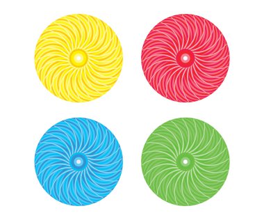 soyut sanatsal yaratıcı daireler çizimi