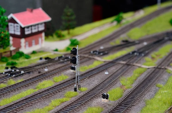 Modelleisenbahn Hobby — Stockfoto