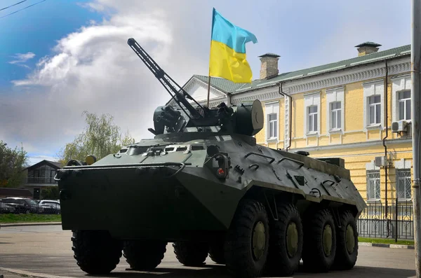 Бойова машина піхоти українських — стокове фото