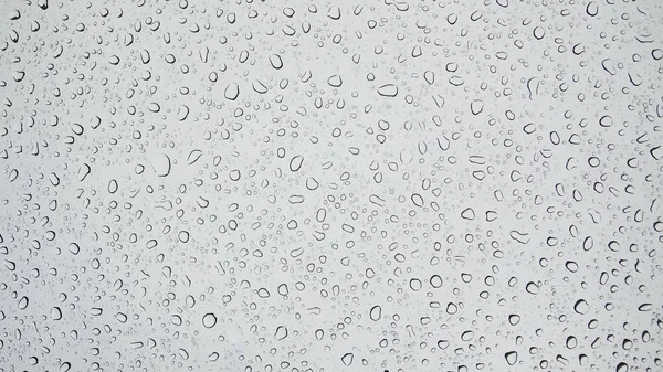 Water drops on glass, rain drop — Stock Photo, Image