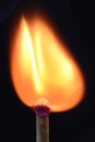 Match in fire (with fire)