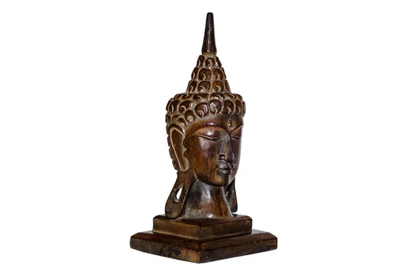 Estatua de Buda de madera — Foto de Stock