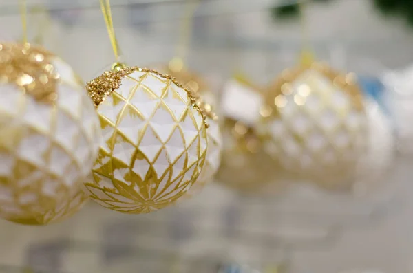 Brinquedos de Natal. Brinquedos de árvore de abeto — Fotografia de Stock