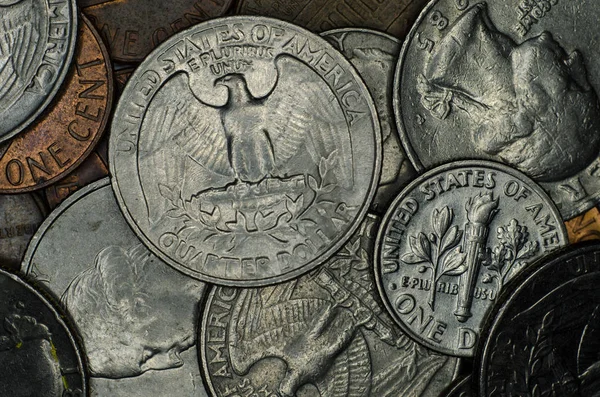 アメリカ合衆国硬貨米国 — ストック写真