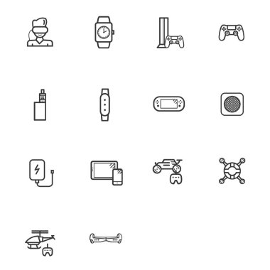 Becerikli alet vektör Icon set