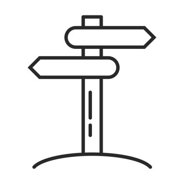 Kılavuzu işareti vektör simgesi