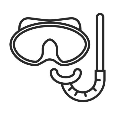 Dalış vektör simge için maske