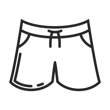 Şort vektör simgesi